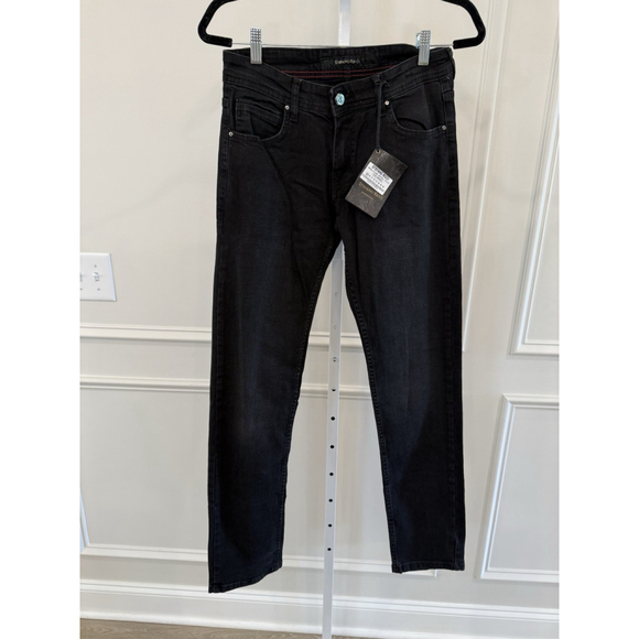NEW STEFANO RICCI Jeans EAGLE LOGO Black Cotton Size 29 (GC 4033) MSRP $1400 - Picture 1 of 9